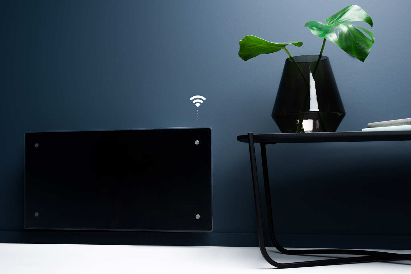 Adax Clea Wifi fekete üveg fűtőpanel